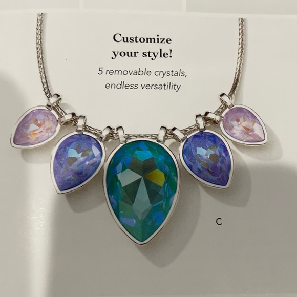 Touchstone Crystal Jewelry - Touchstone Crystal Swarovski Laguna Necklace